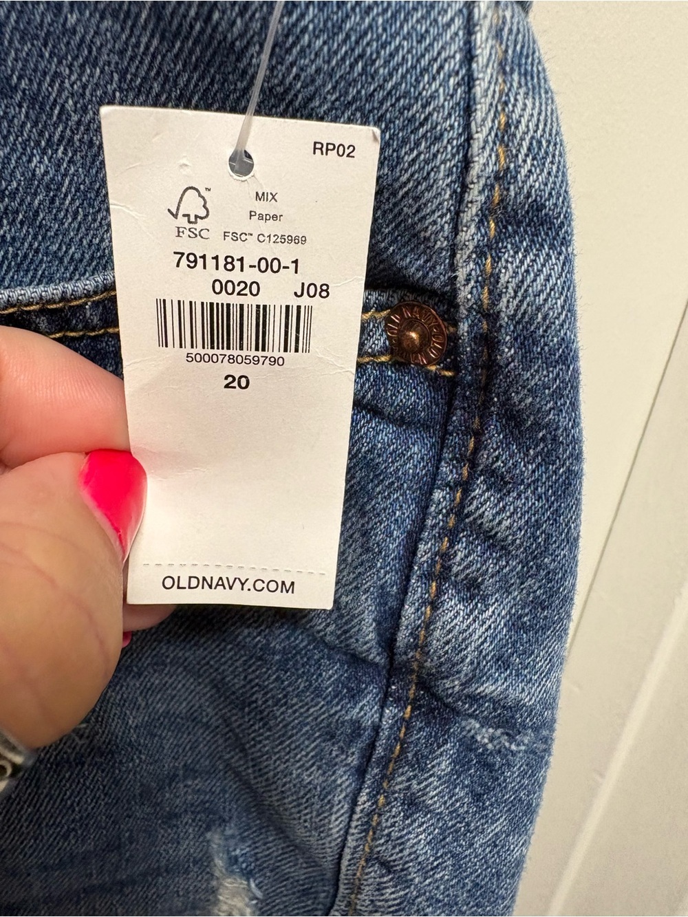 Old Navy High-Waisted OG Straight Jeans - Size 20 - Picture 7 of 7